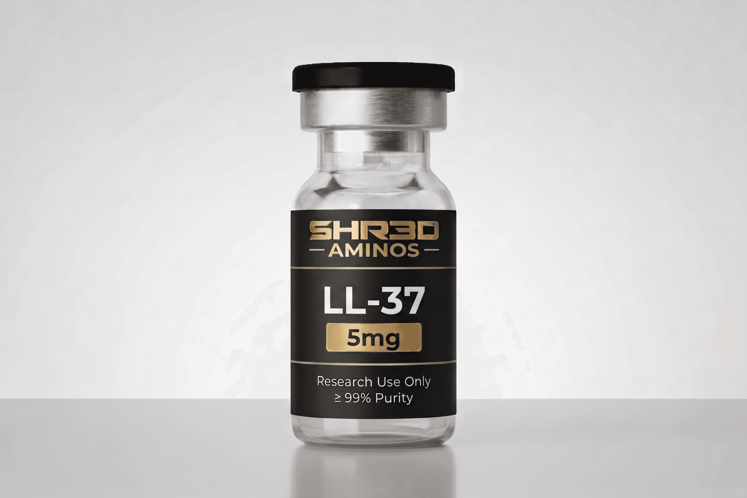 SHR3D Aminos research-grade peptide vial